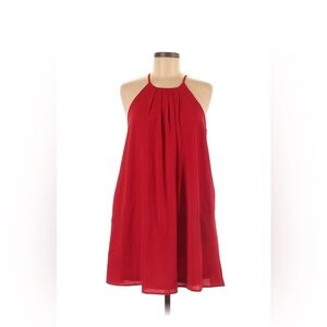 The Impeccable Pig Red Halter Dress